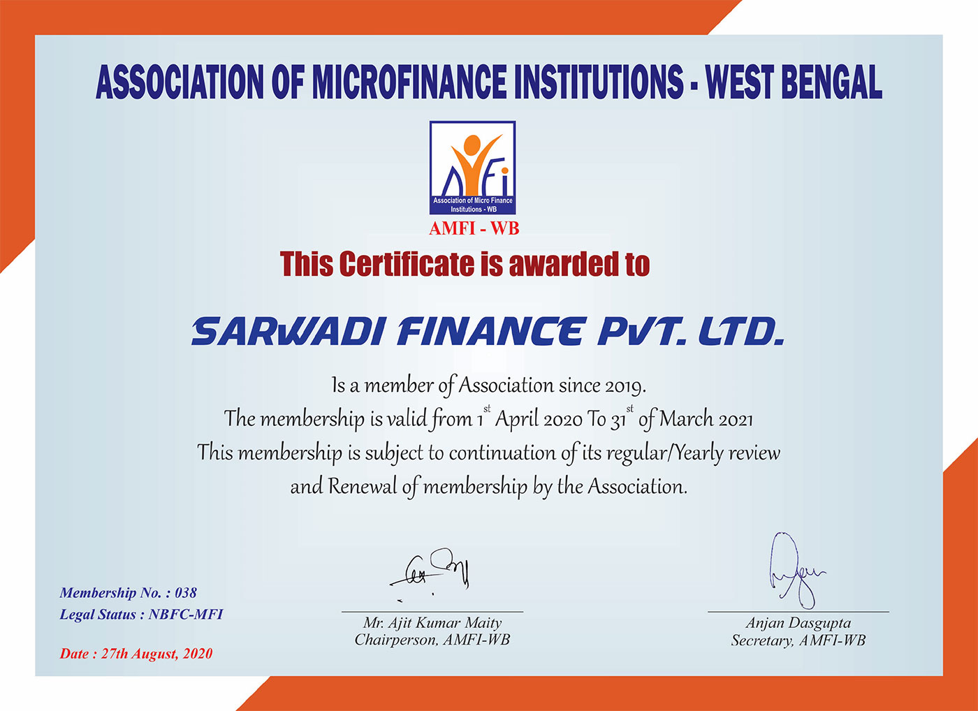 Certificate of Participation - Cloud Computing