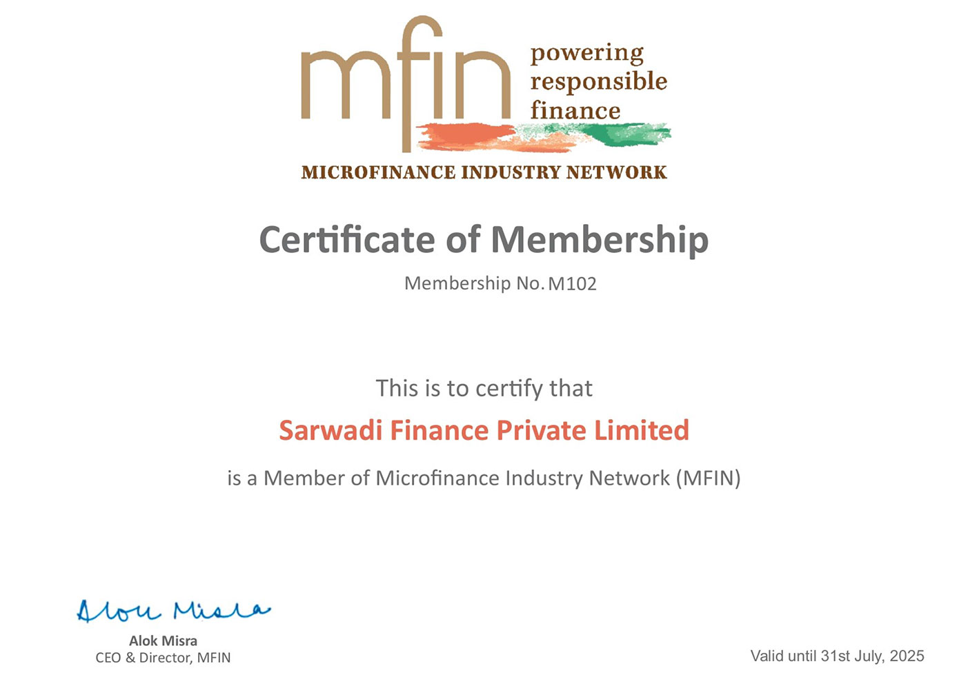 Certificate of Completion - Digital Marketing